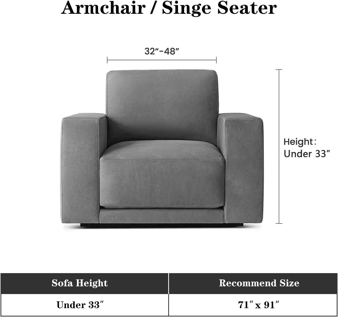 Oversized Furniture Protector for Recliners & Single Sofas - Image 2