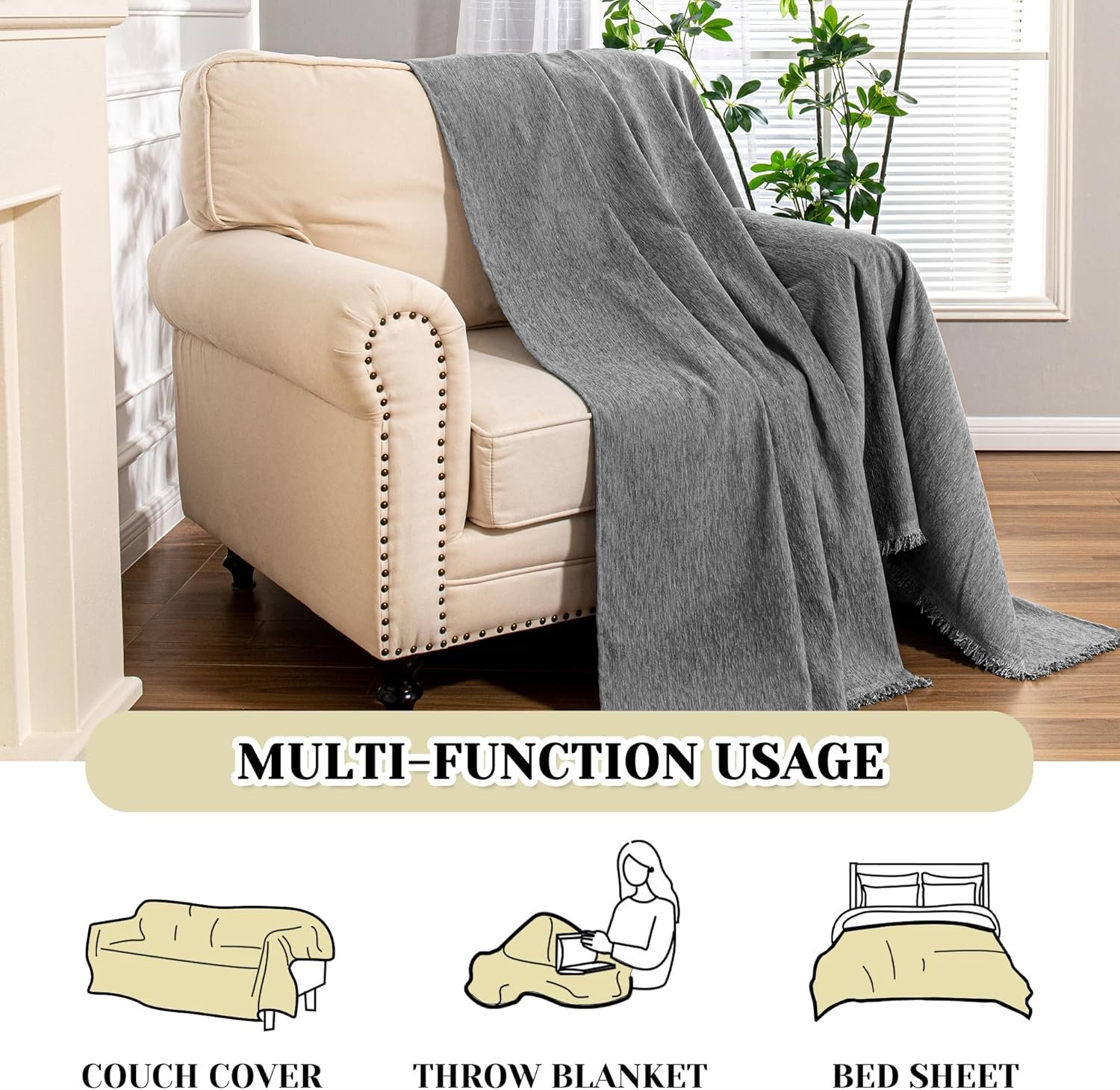 Oversized Furniture Protector for Recliners & Single Sofas - Image 4