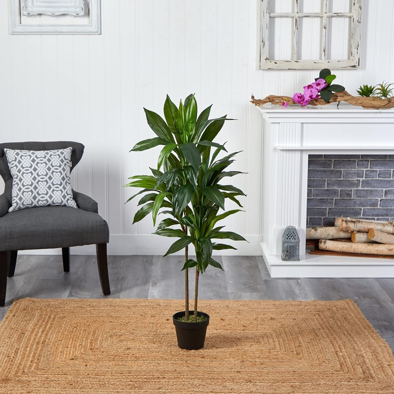 Real Touch Indoor Plant with Decorative Pot for Modern Home Decor - Image 3