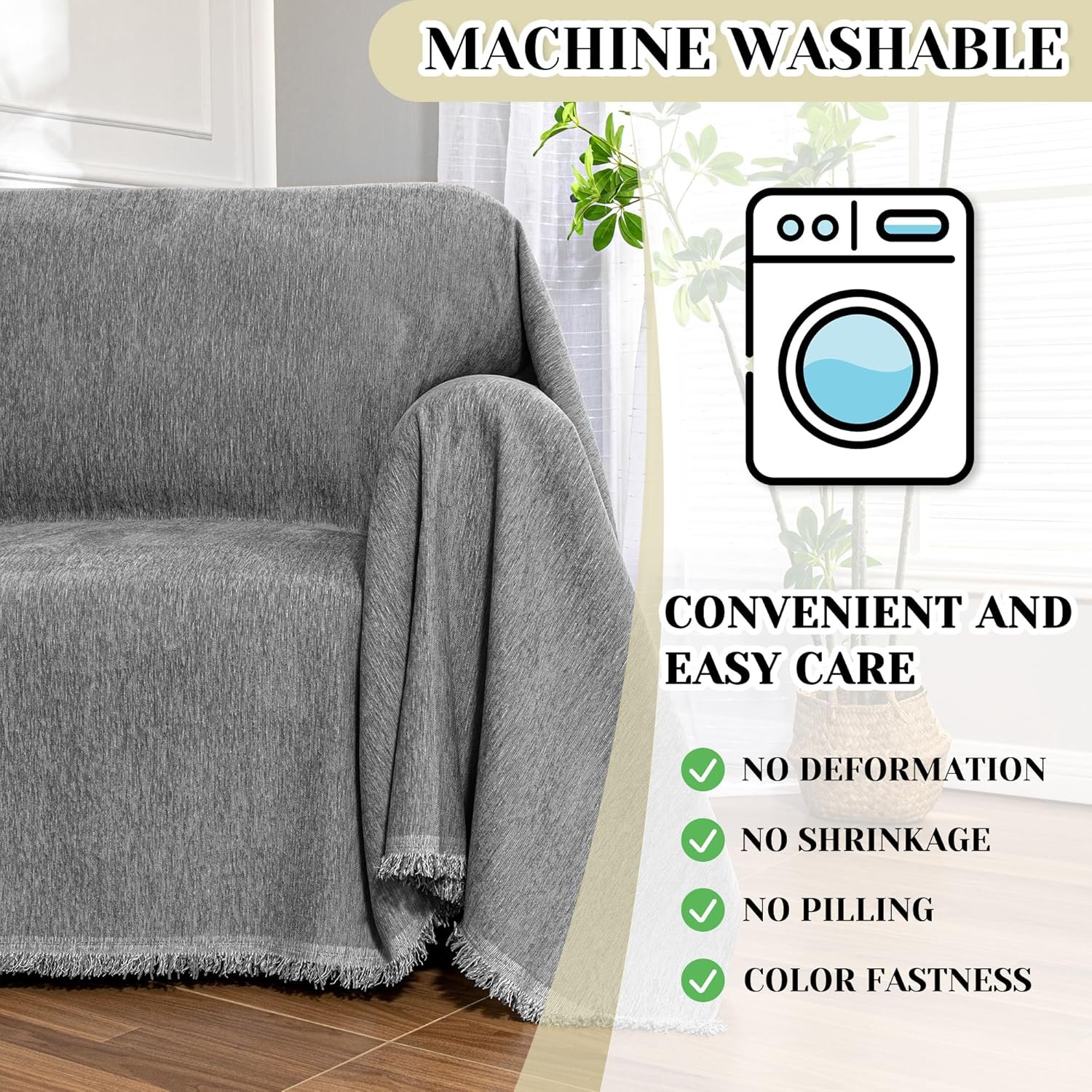 Oversized Furniture Protector for Recliners & Single Sofas - Image 5