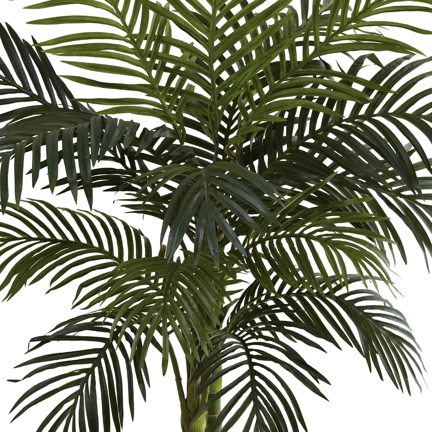 Premium 4ft Faux Golden Cane Palm for Modern Home Decor - Image 5