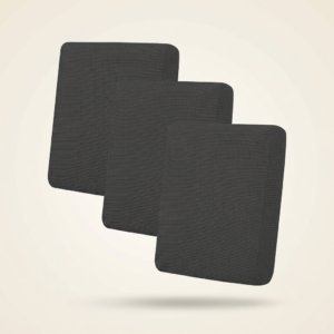 Dark Gray Stretch Seat Covers – Flexible Sofa Cushion Protector Set of 3